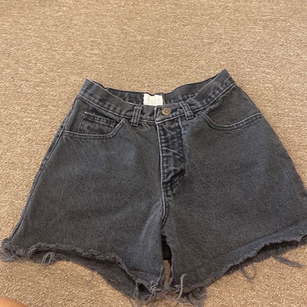 MODA international shorts. High waisted, raw hem.
